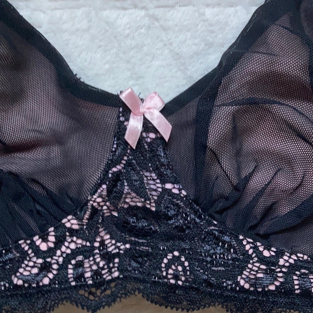 Belabumbum Mesh & Lace Nursing Bra - Picture 11 of 16